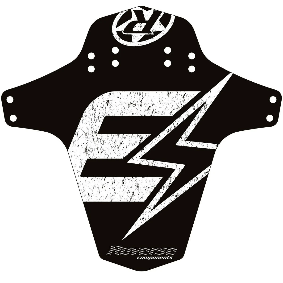 REVERSE Mud Fender E-Serie (Schwarz/Weiß) Für Federgabel Oder Hinterrad