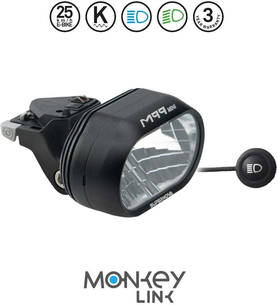Supernova M99 Mini PRO Frontlicht - 25 Für MonkeyLink