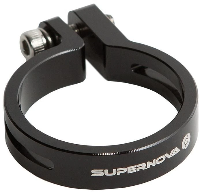 Supernova Seat Post Clamp 31.6mm Schwarz Für Tail Light
